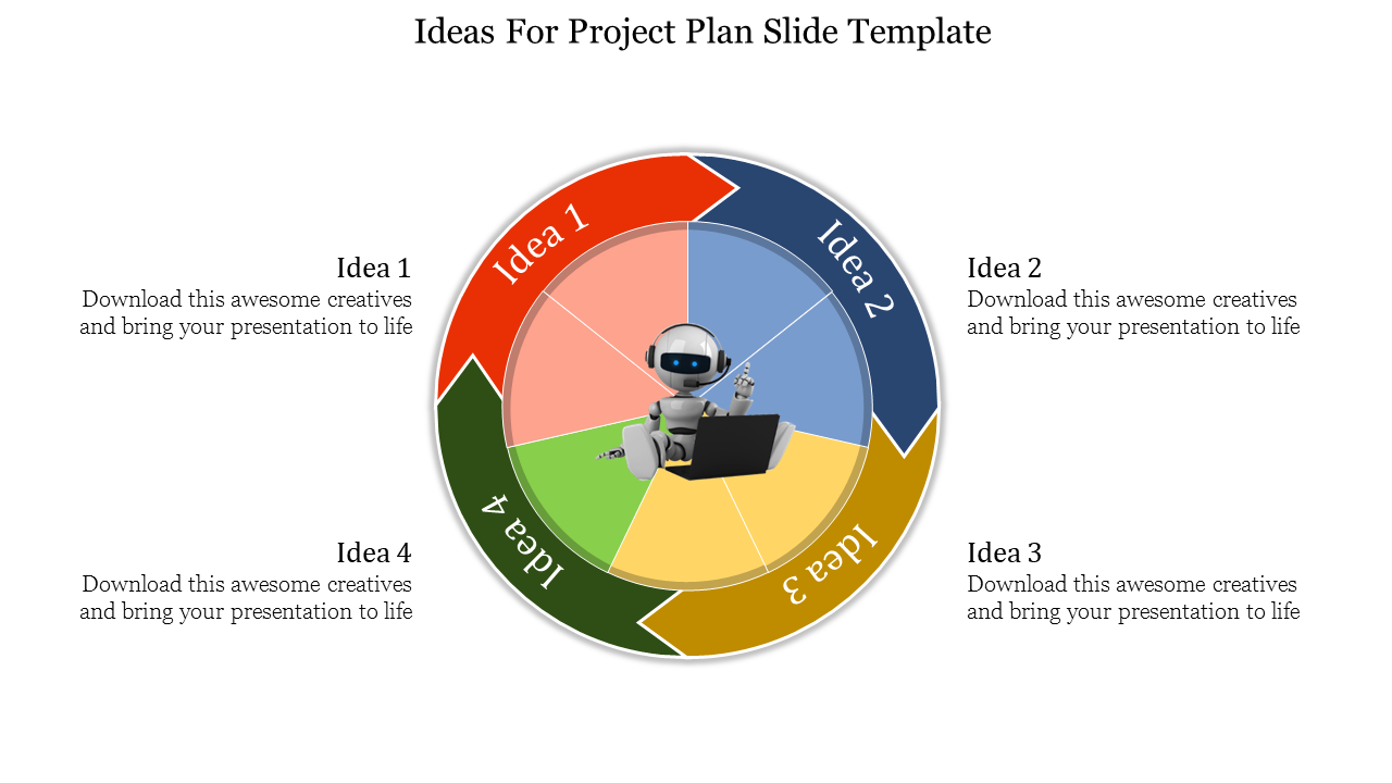 Free - Project Plan Slide Template PowerPoint & Google Slides